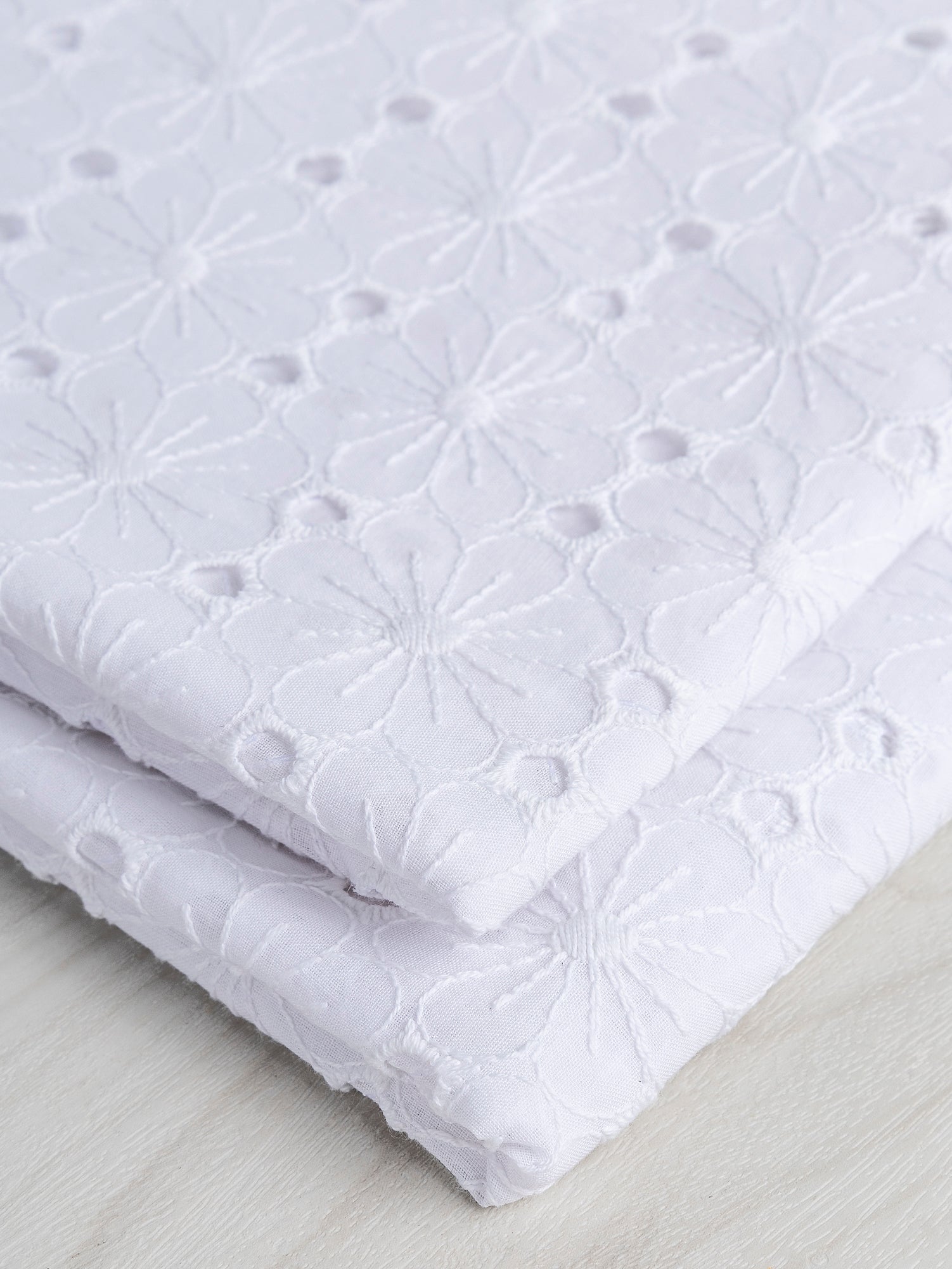 F-COT335-002-Daisy-Cotton-Eyelet-Deadstock-White-Core-Fabrics-fold