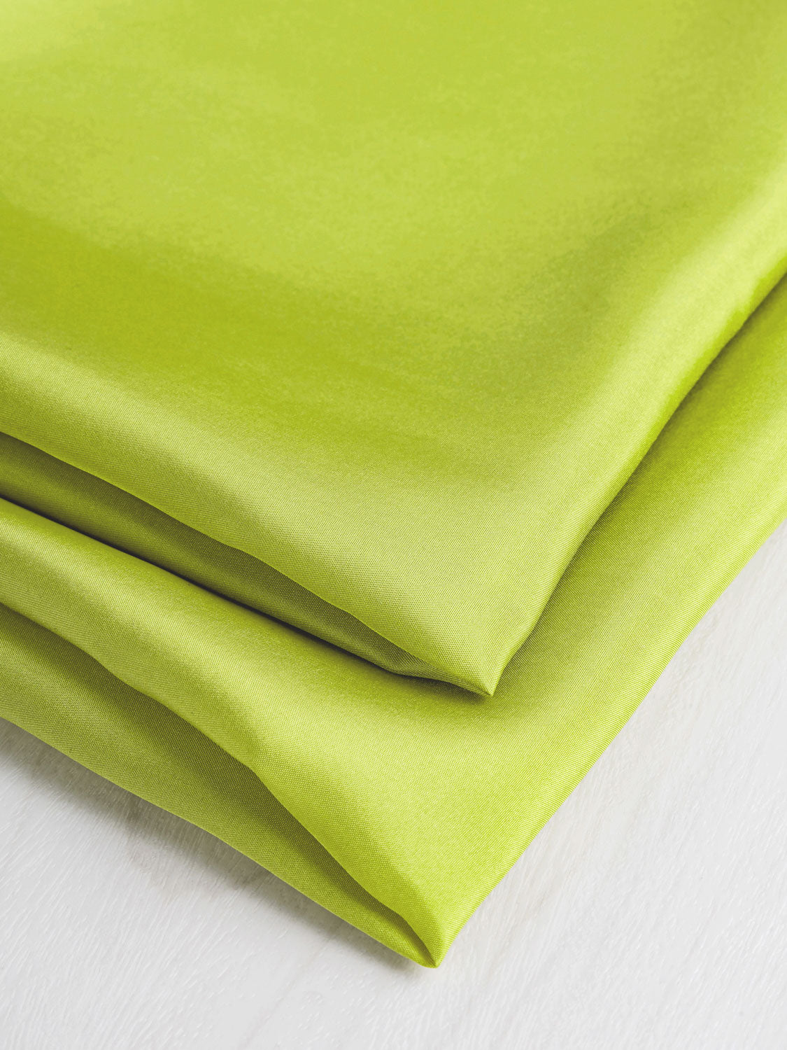 Designer-Habotai-Silk-Deadstock-Chartreuse-Core-Fabrics-fold