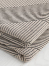 Diagonal Stretch Wide Rib Knit - Beige + Black | Core Fabrics