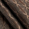 Jacquard losanges fin de rouleau - Chocolat + Noir