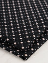 F-DEA034-Ditzy-Circle-Square-Cotton-Shirting-Deadstock-Black-White-Brown-Core-Fabrics-fold.JPG
