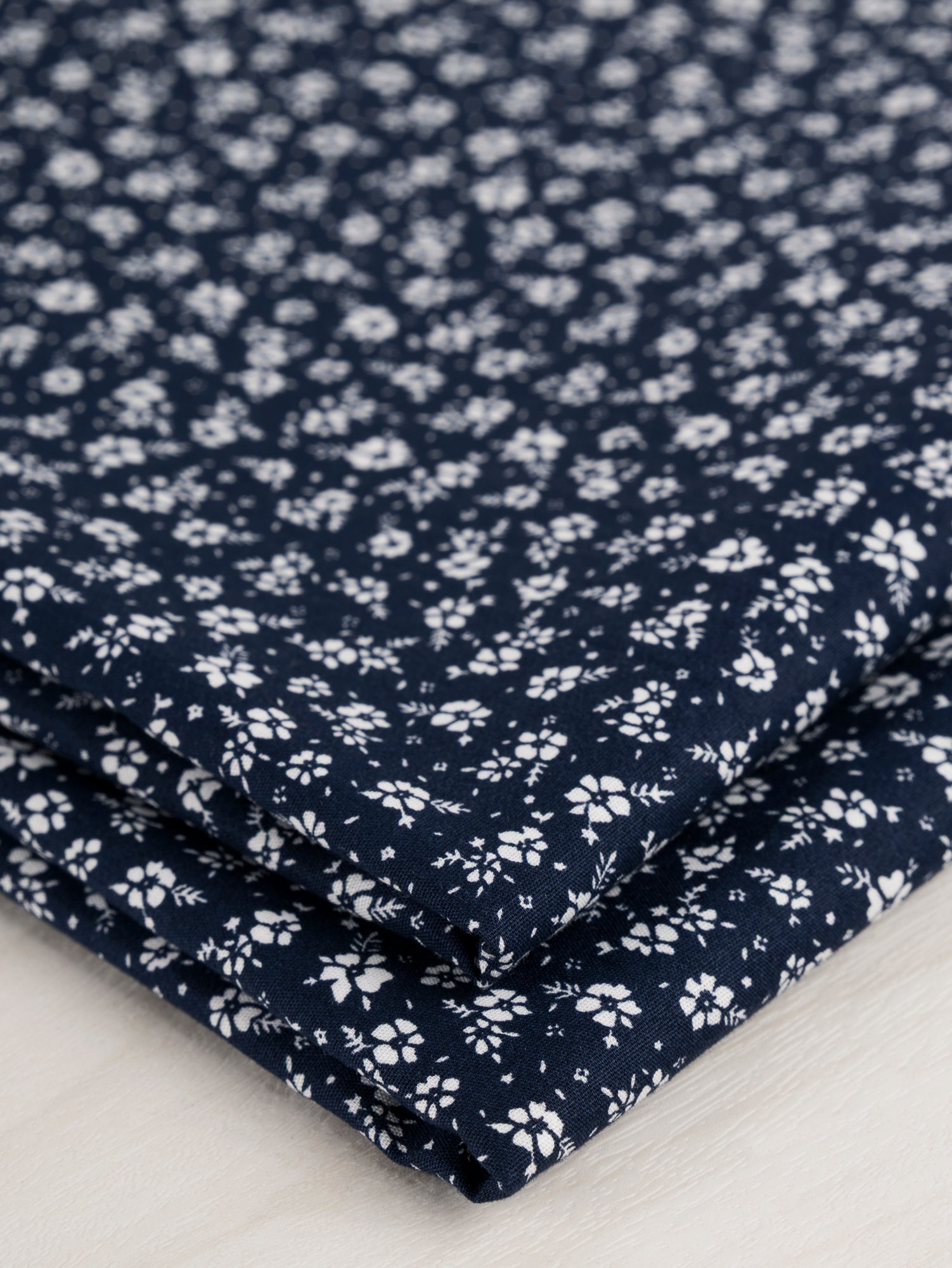 F-DEA030-Ditzy-Floral-Cotton-Shirting-Deadstock-Navy-White-Core-Fabrics-fold.JPG