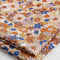 Popeline de coton à imprimé floral Ditzy - Bleu cobalt + orange + olive