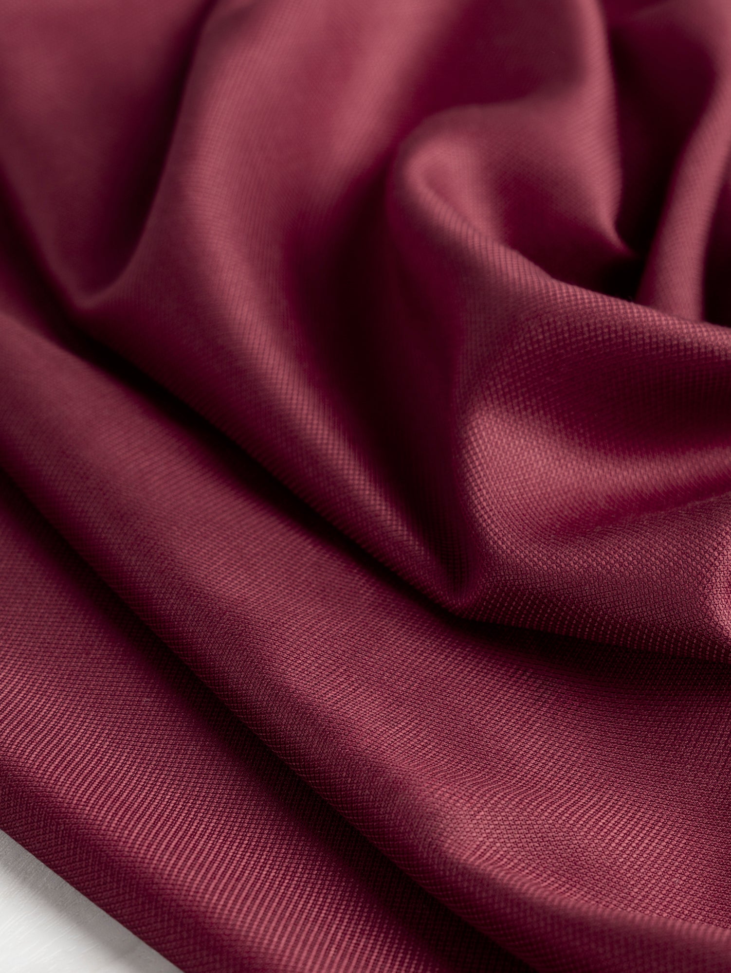 Drapey Dobby Textured Modal - Bordeaux | Core Fabrics