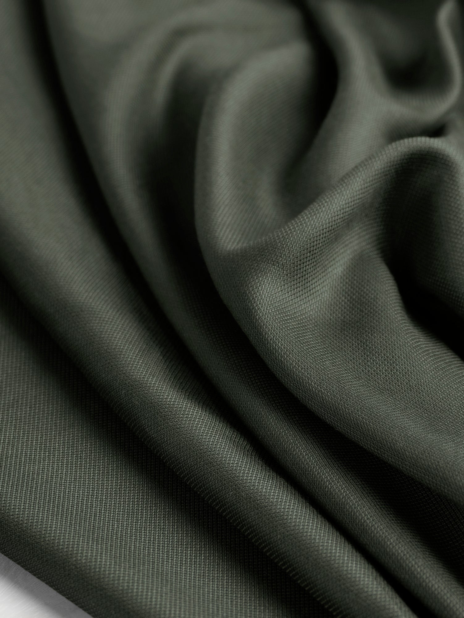 Drapey Dobby Textured Modal - Hunter Green | Core Fabrics