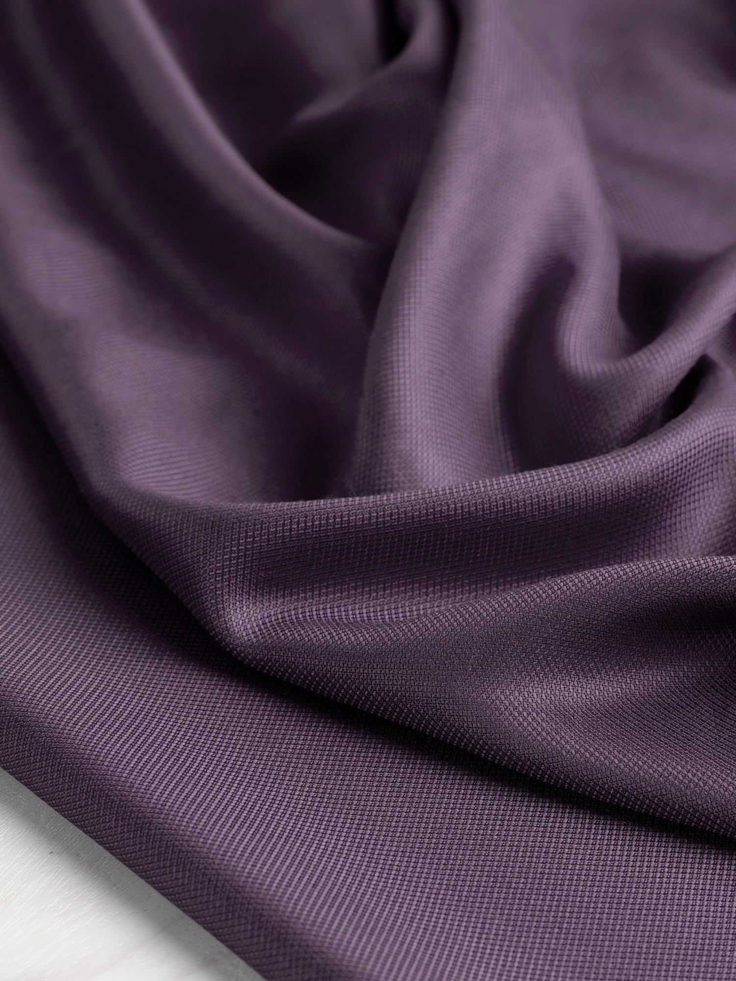 Drapey Dobby Textured Modal - Plum | Core Fabrics