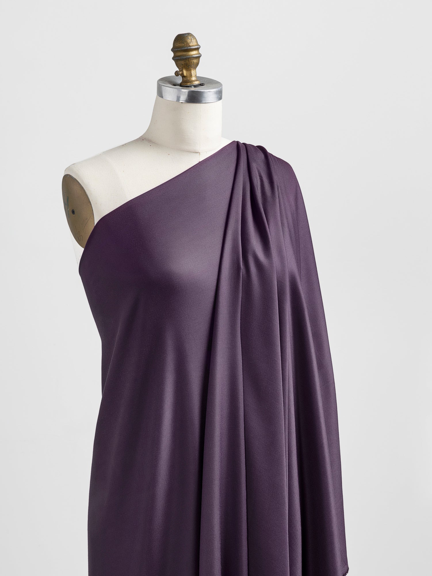 Drapey Dobby Textured Modal - Plum | Core Fabrics