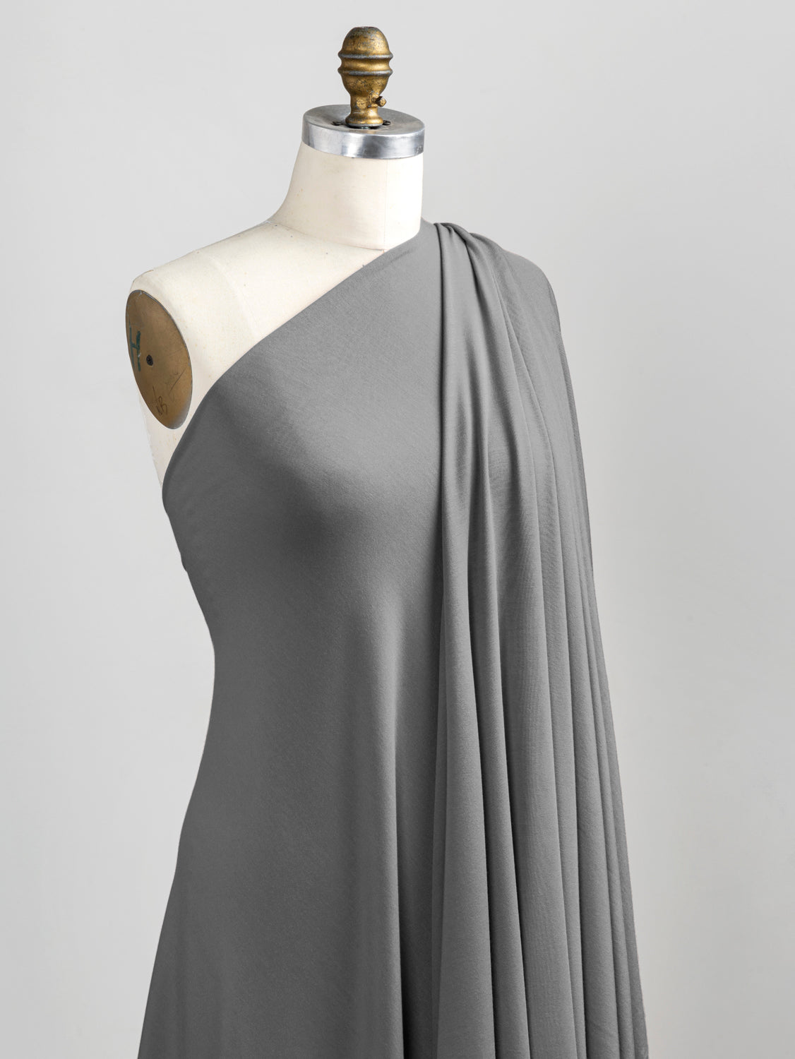 Drapey Tencel Modal Stretch Jersey Knit - Graphite | Core Fabrics