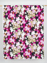 Dreamy Peony Print EcoVero Challis - Dark Green + Rose + Cream | Core Fabrics