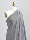Eco Cotton Blend Chambray - Black + White | Core Fabrics