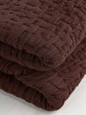 Embossed Jacquard Knit Deadstock - Cinnamon | Core Fabrics