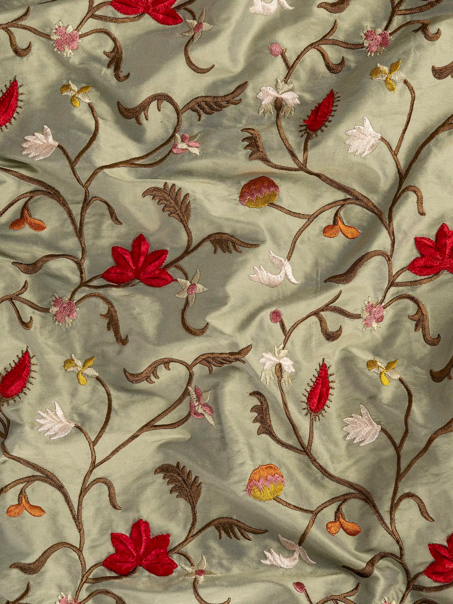 F-DEA198-Embroidered-Flower-Silk-Deadstock-Sage-and-Multicolour-Core-Fabrics-scrunched.webp