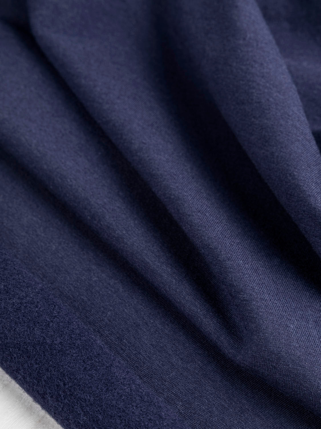 Bamboo Cotton Stretch Fleece - Cobalt | Core Fabrics