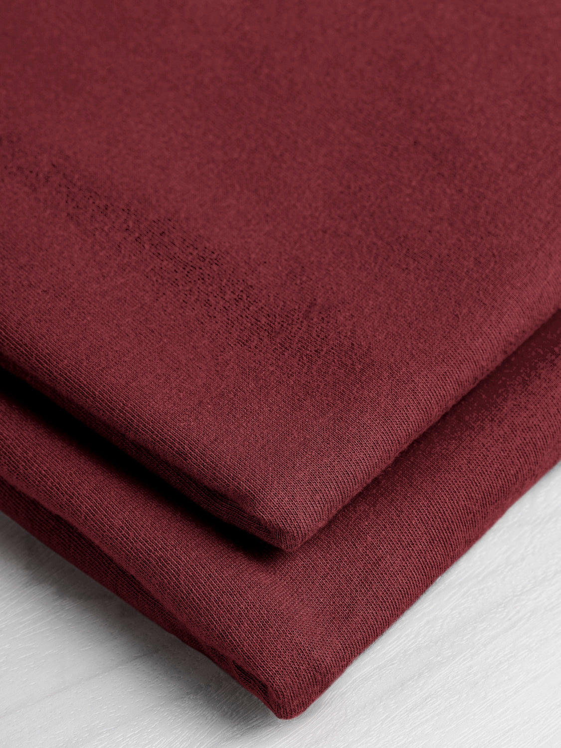 Organic Cotton Jersey Knit - Merlot | Core Fabrics