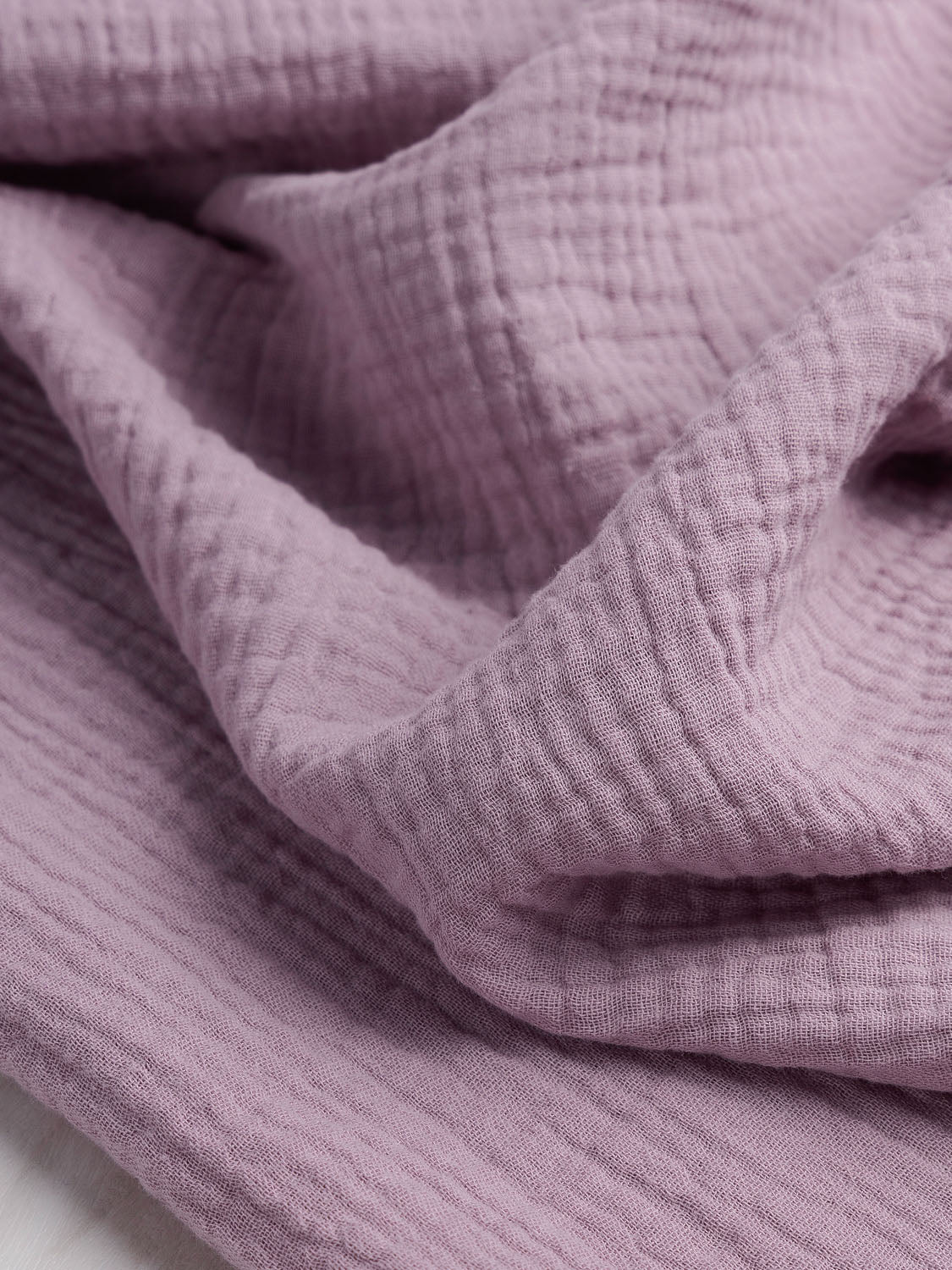 Organic Cotton Double Gauze - Dusty Lilac | Core Fabrics
