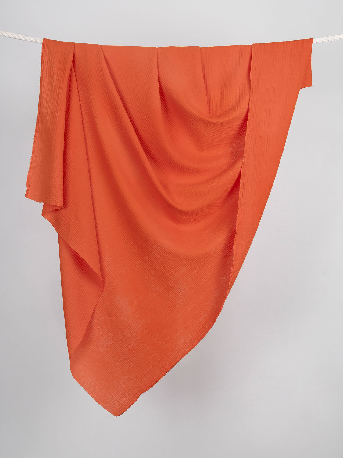 Organic Cotton Double Gauze - Tangerine | Core Fabrics