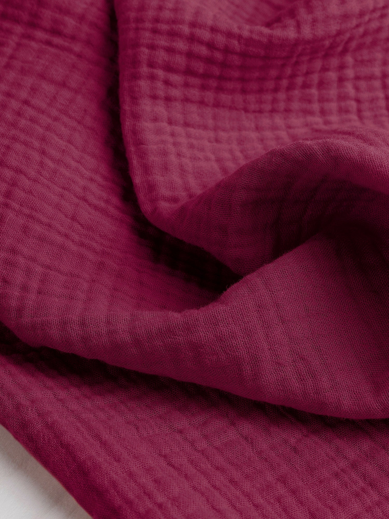 Organic Cotton Double Gauze - Magenta | Core Fabrics