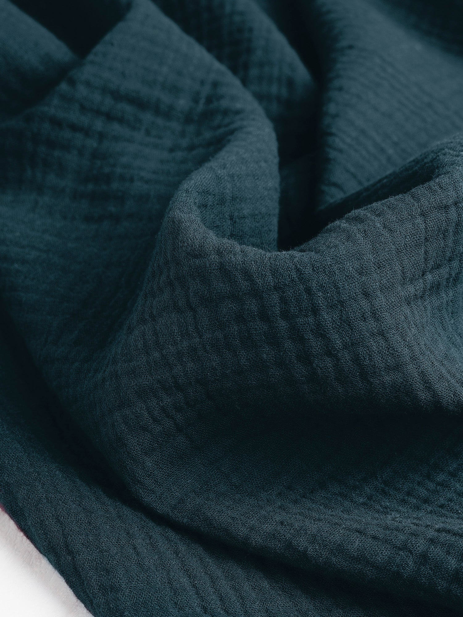 Organic Cotton Double Gauze - Deep Teal | Core Fabrics