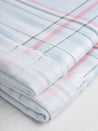 Check Cotton Double Gauze Deadstock - Sky + White + Red | Core Fabrics