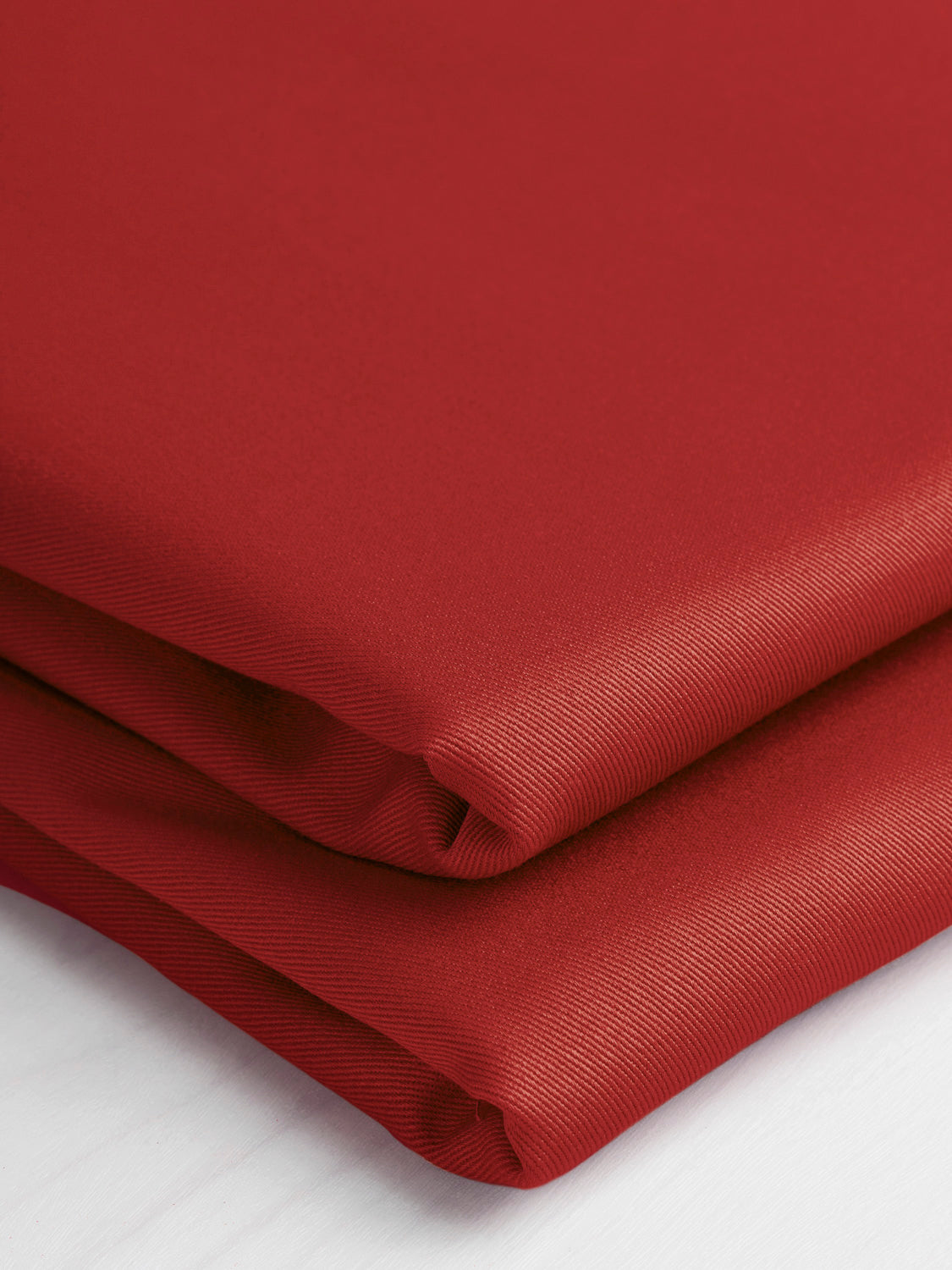 Midweight Organic Cotton Twill - Tomato | Core Fabrics