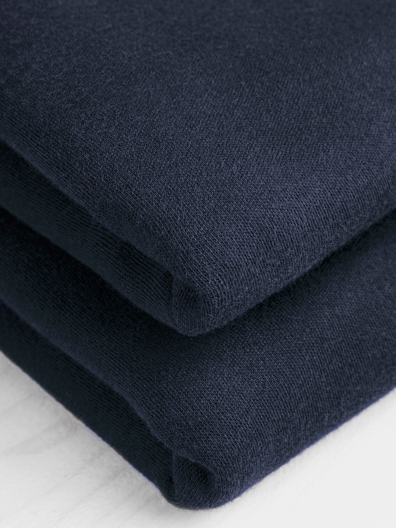 Luxe Organic Cotton Jersey Knit - Navy | Core Fabrics