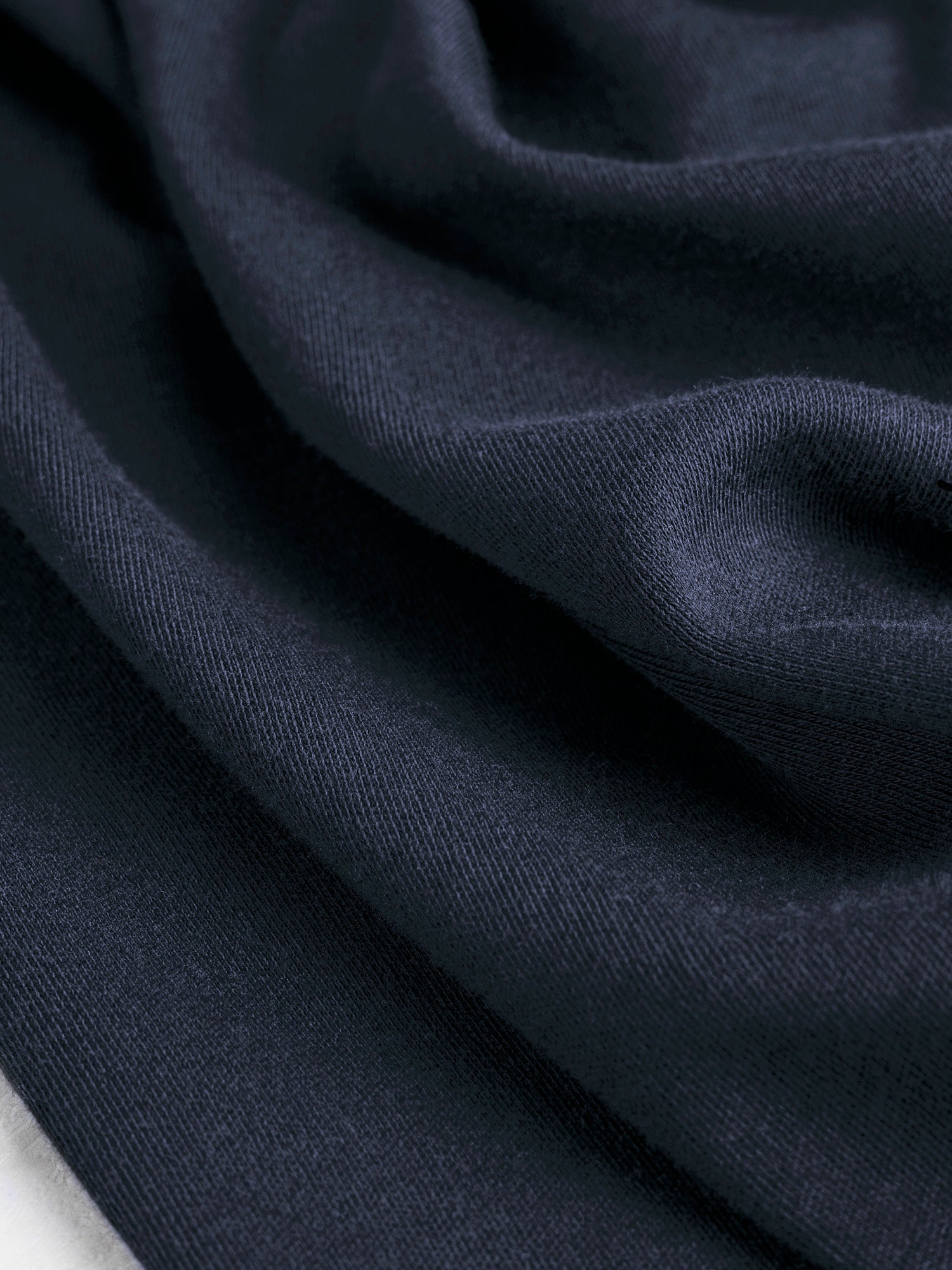 Luxe Organic Cotton Jersey Knit - Navy | Core Fabrics