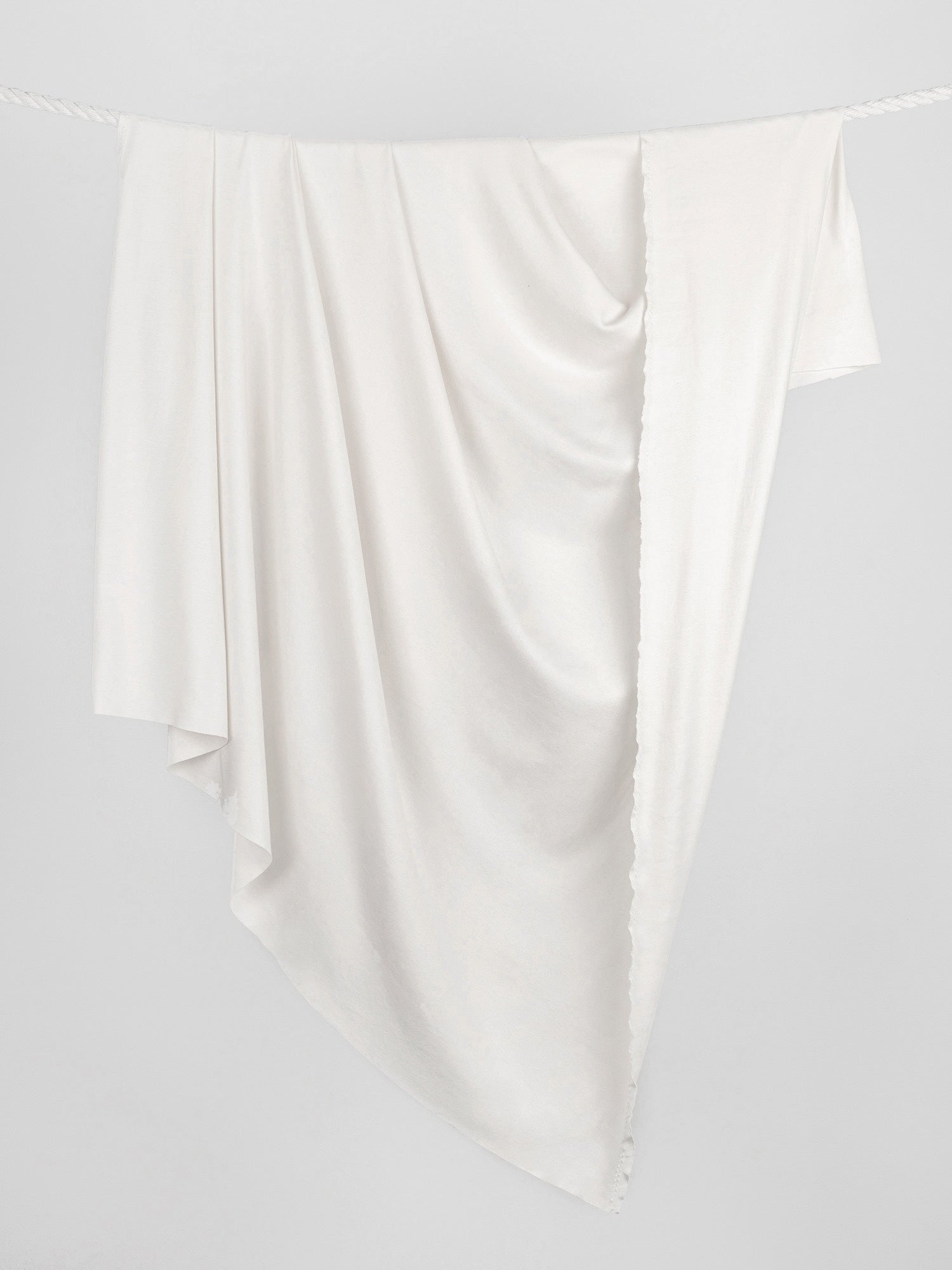 Luxe Organic Cotton Jersey Knit - White | Core Fabrics