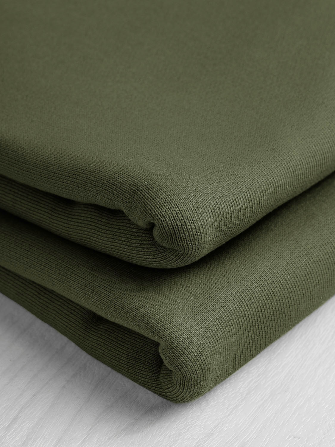 Recycled Cotton Terry Knit - Palm Green | Core Fabrics
