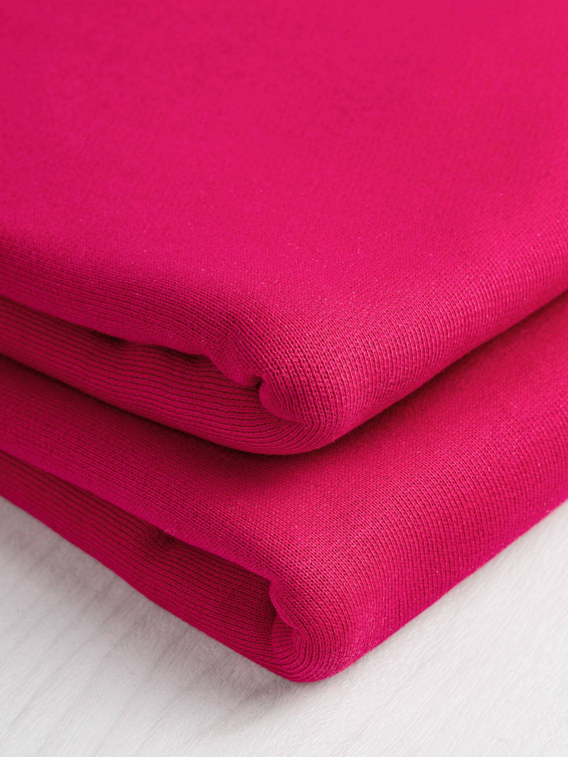 Recycled Cotton Terry Knit - Hibiscus | Core Fabrics