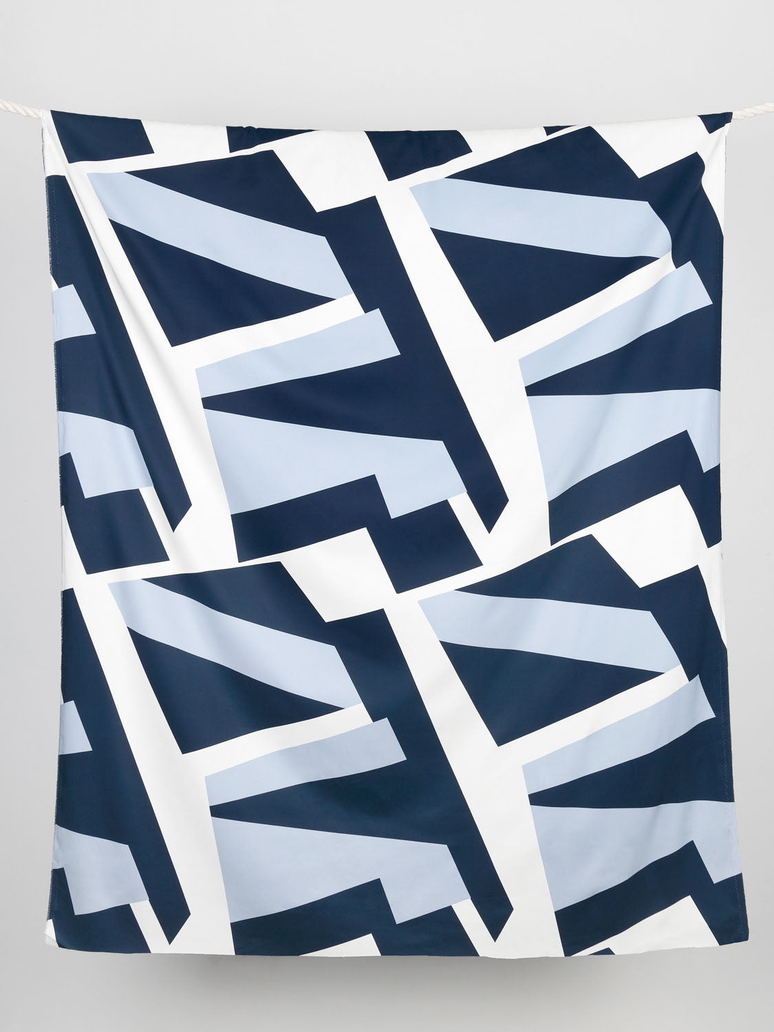 Abstract Geometric Print Marimekko Deadstock - Blue + Navy | Core Fabrics