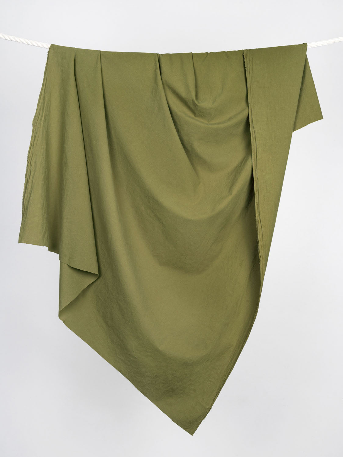 Tumbled Non-Stretch Cotton - Moss | Core Fabrics