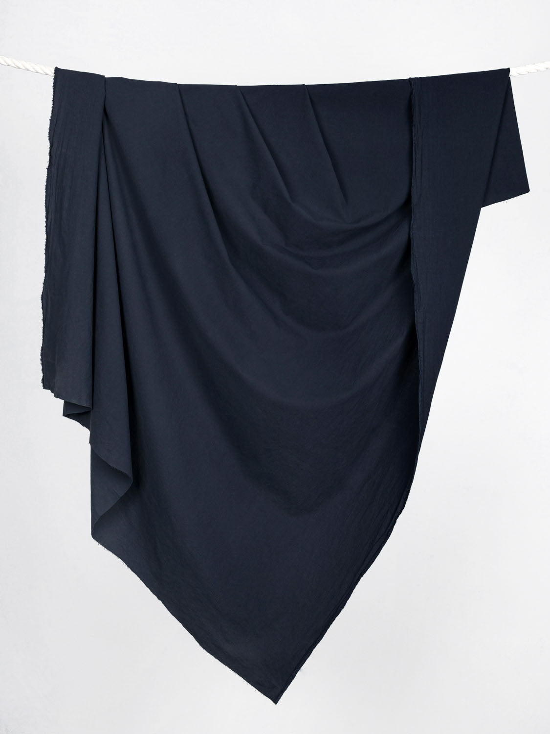 Tumbled Non-Stretch Cotton  - Navy | Core Fabrics