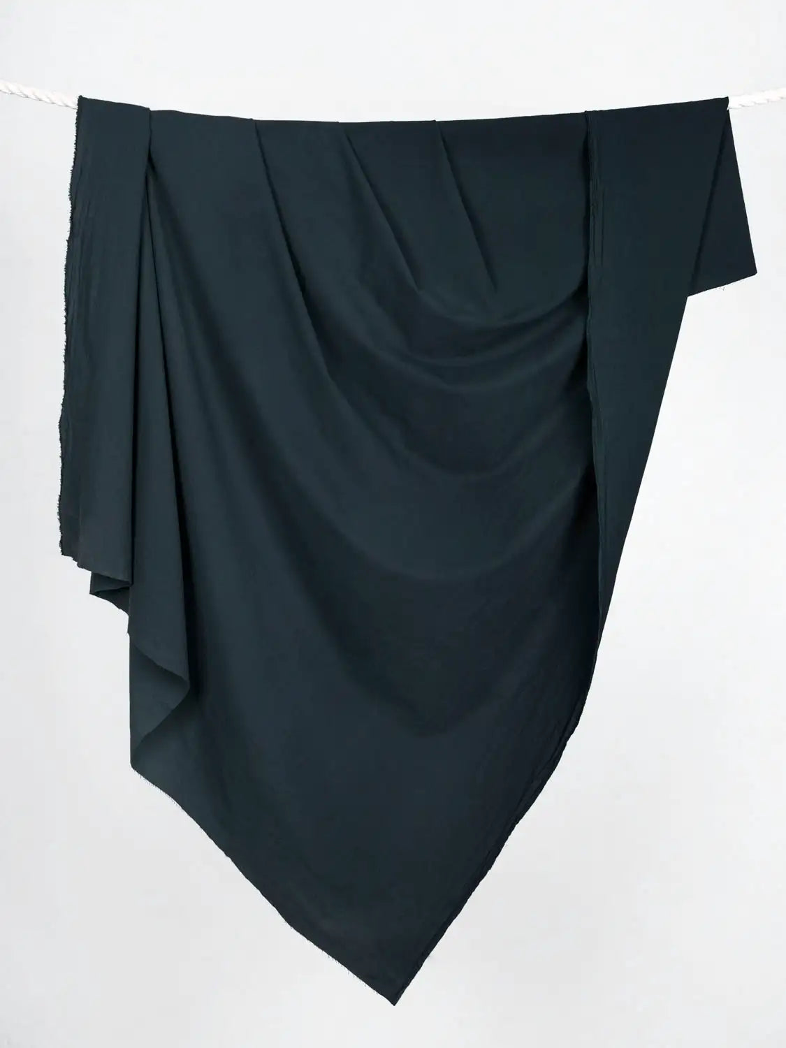 Tumbled Non-Stretch Cotton  - Navy | Core Fabrics
