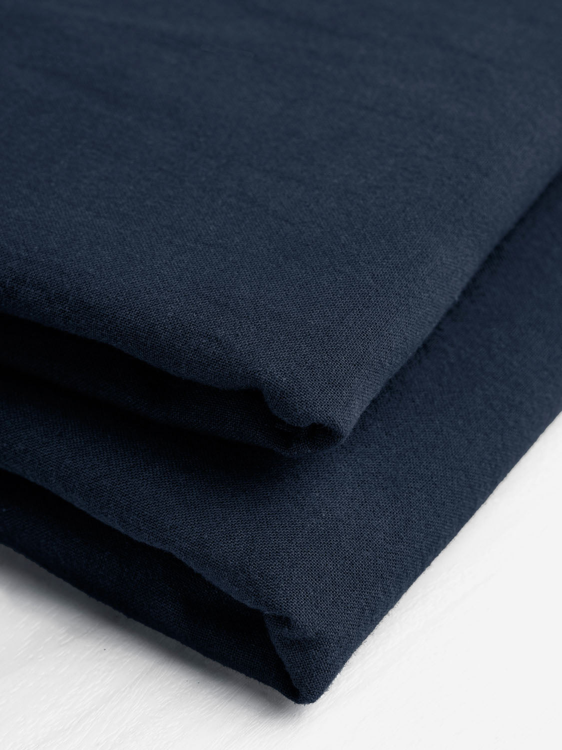 Tumbled Non-Stretch Cotton  - Navy | Core Fabrics