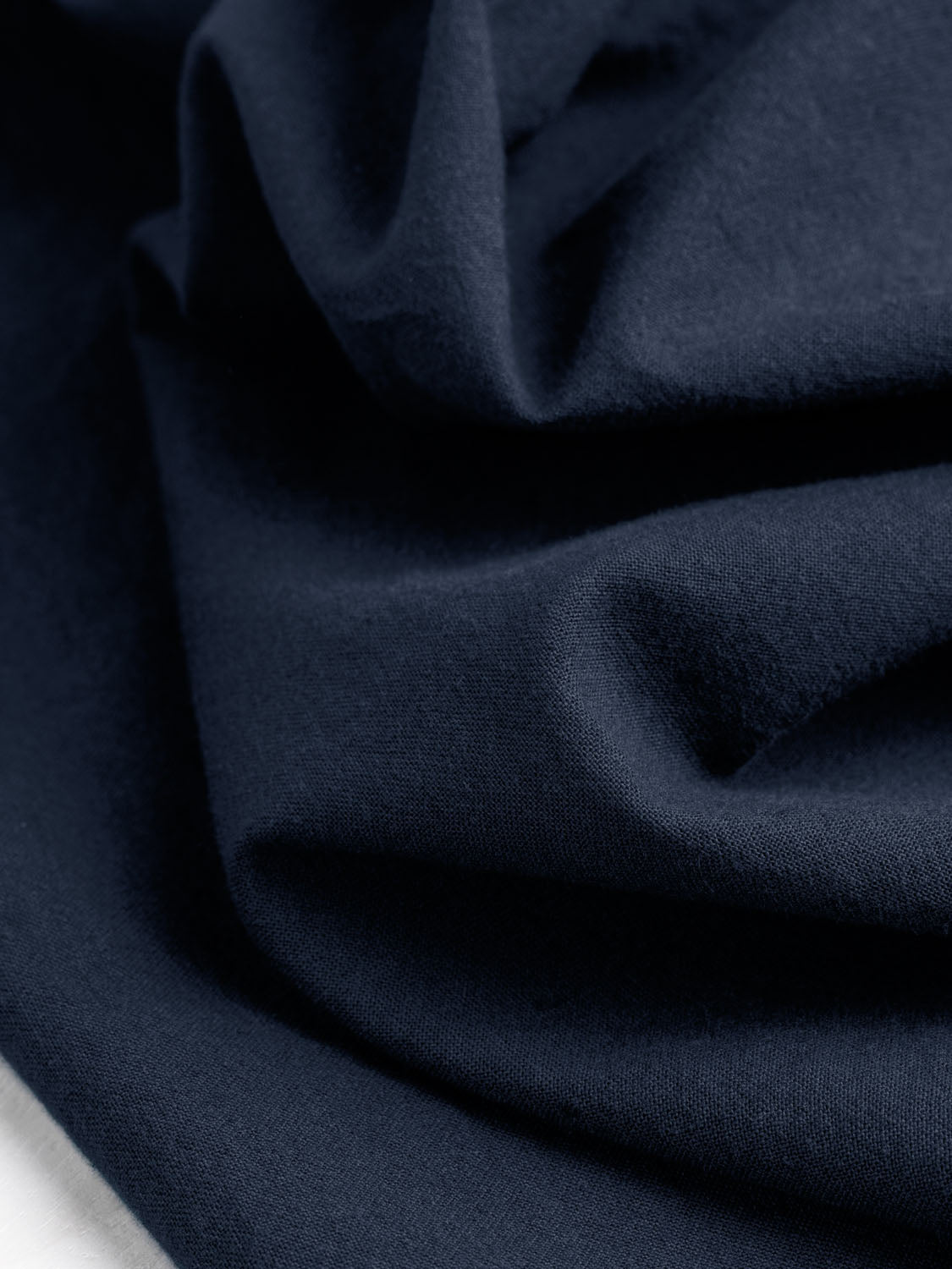 Tumbled Non-Stretch Cotton  - Navy | Core Fabrics