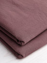 Tumbled Non-Stretch Cotton - Plum | Core Fabrics