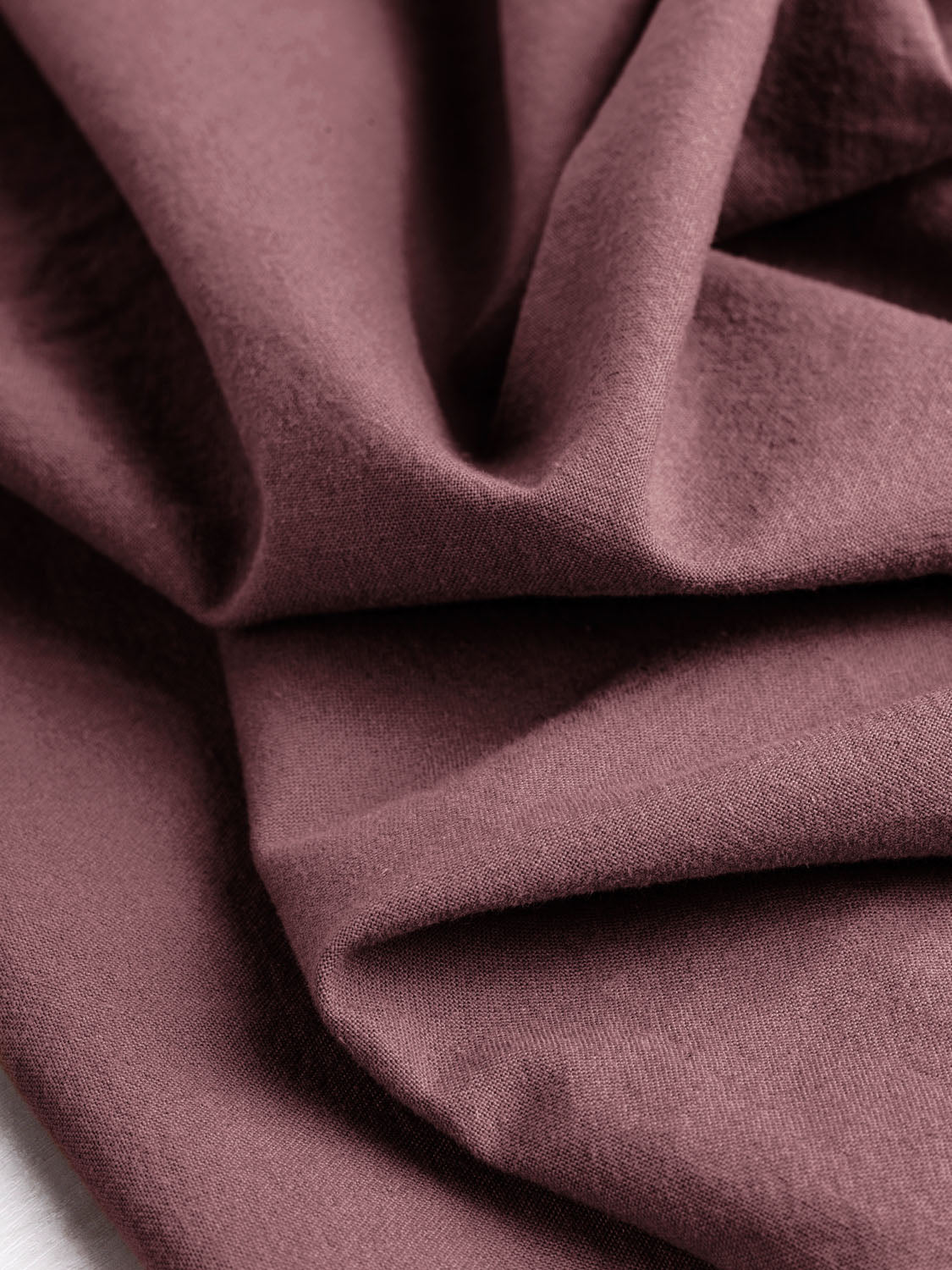 Tumbled Non-Stretch Cotton - Plum | Core Fabrics