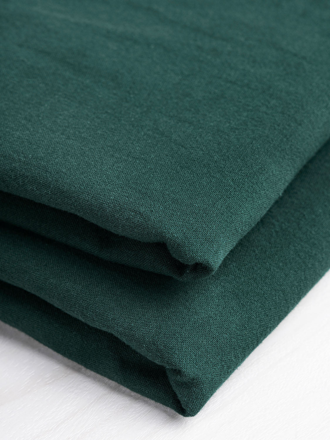 Tumbled Non-Stretch Cotton - Forest | Core Fabrics