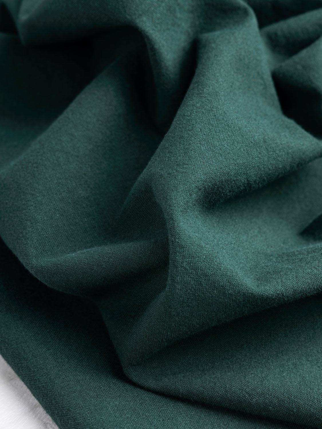 Tumbled Non-Stretch Cotton - Forest | Core Fabrics