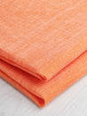 Yarn-Dyed Handwoven Khadi Cotton Chambray - Tangerine | Core Fabrics