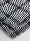 Yarn-Dyed Handwoven Tiny Check Cotton - Black + White | Core Fabrics
