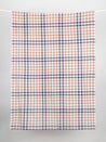 Yarn-Dyed Handwoven Check Cotton - Rust + Navy + White | Core Fabrics