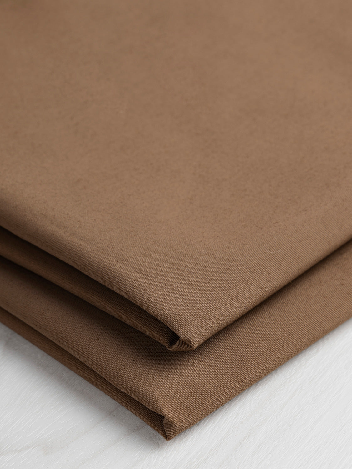 Italian Water Resistant Cotton + Nylon Gabardine - Wet Sand | Core Fabrics