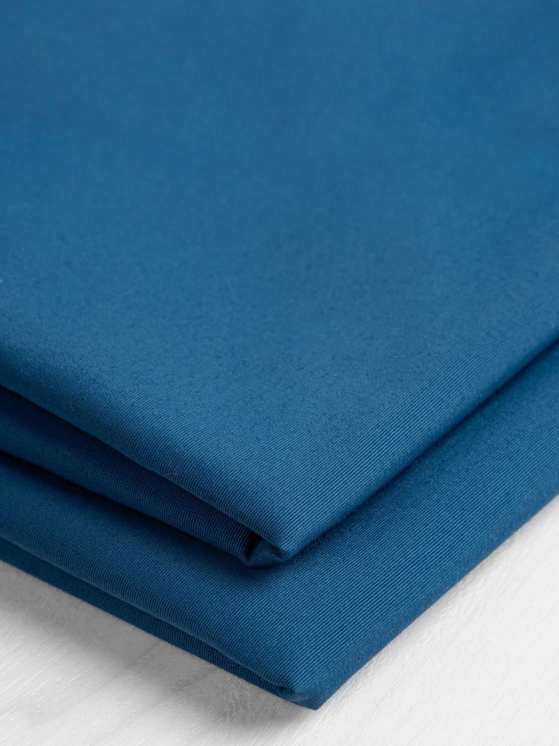 Italian Water Resistant Cotton + Nylon Gabardine - Deep Teal | Core Fabrics