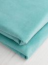Organic Cotton Lycra Stretch Corduroy - Turquoise | Core Fabrics
