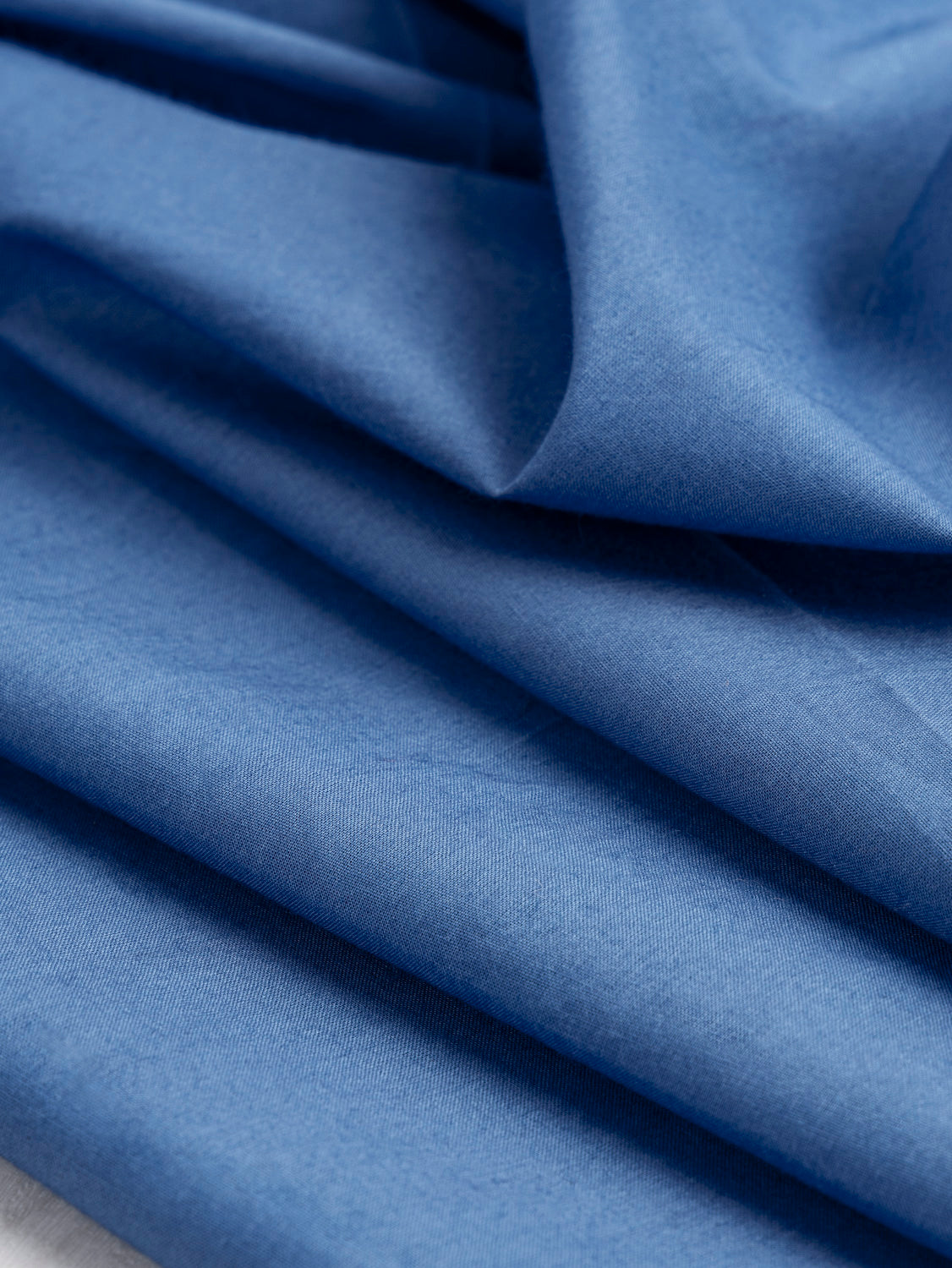 Naturally Dyed Organic Cotton Batiste - Blue | Core Fabrics
