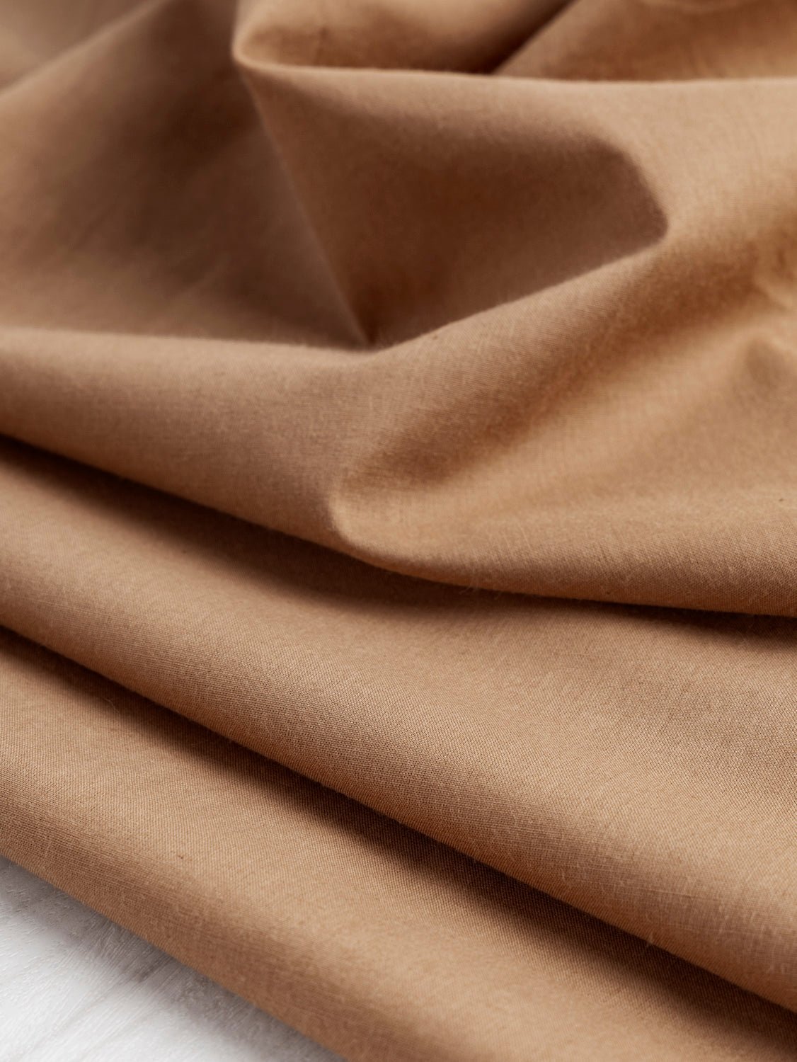 Naturally Dyed Organic Cotton Batiste - Caramel | Core Fabrics