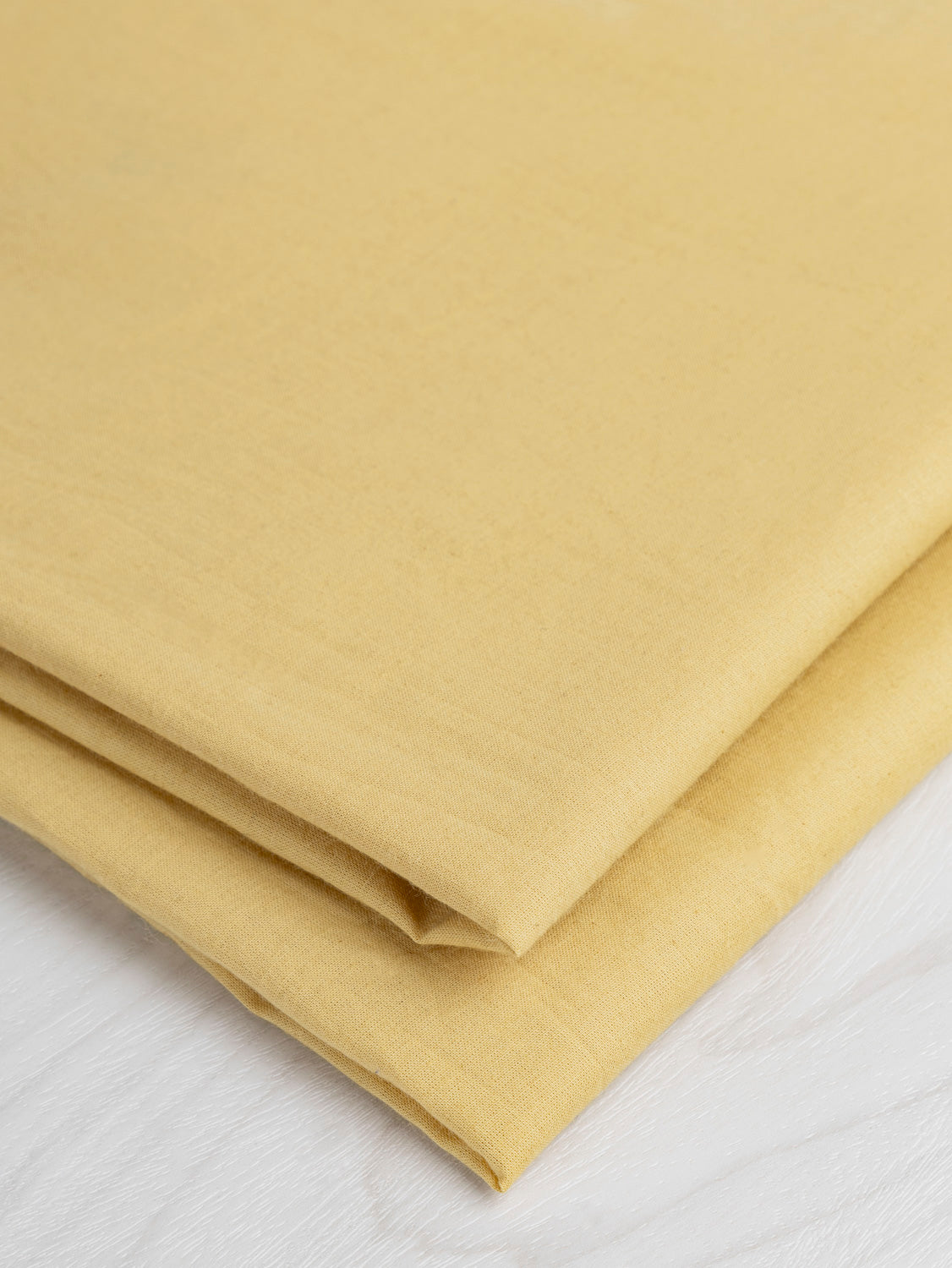 Naturally Dyed Organic Cotton Batiste - Yellow | Core Fabrics