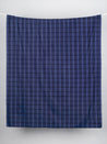 Yarn Dyed Plaid Cotton Shirting Twill - Navy + Blue Violet | Core Fabrics