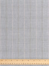 Subtle Plaid Suiting Deadstock - Grey + Pink | Core Fabrics